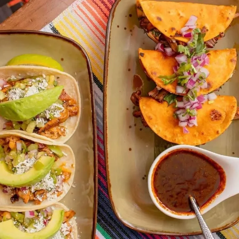 Food at Rosa Mexicao at the Empire hotel, pre theater dining
