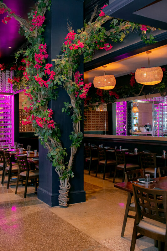 The bar at Rosa Mexicano 6rd Street at The Empire Hotel